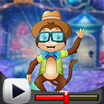 G4K Genial Hipster Monkey Escape Game Walkthrough
